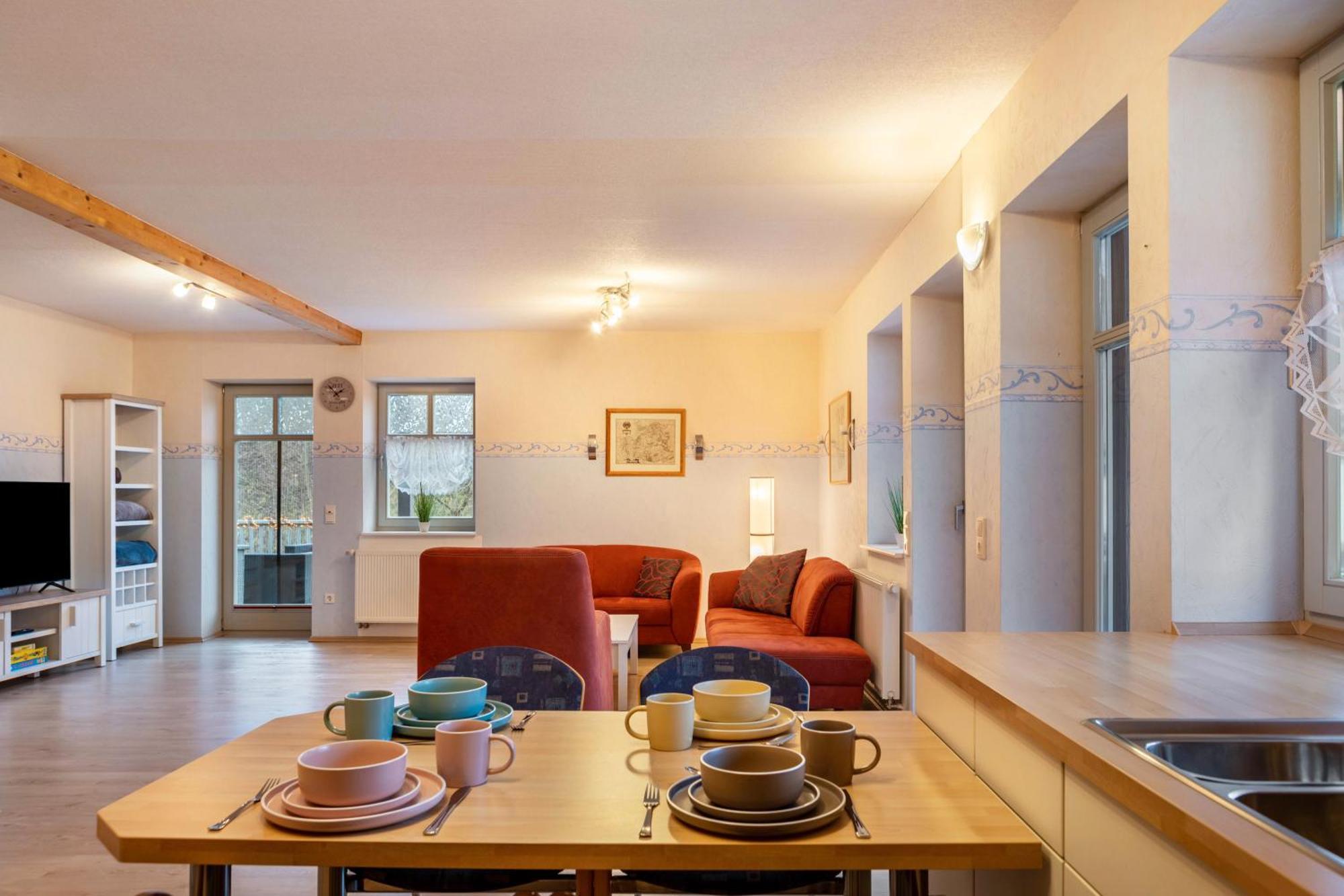 Ferienwohnung 1 Hof Schaefer Waldeck  Buitenkant foto