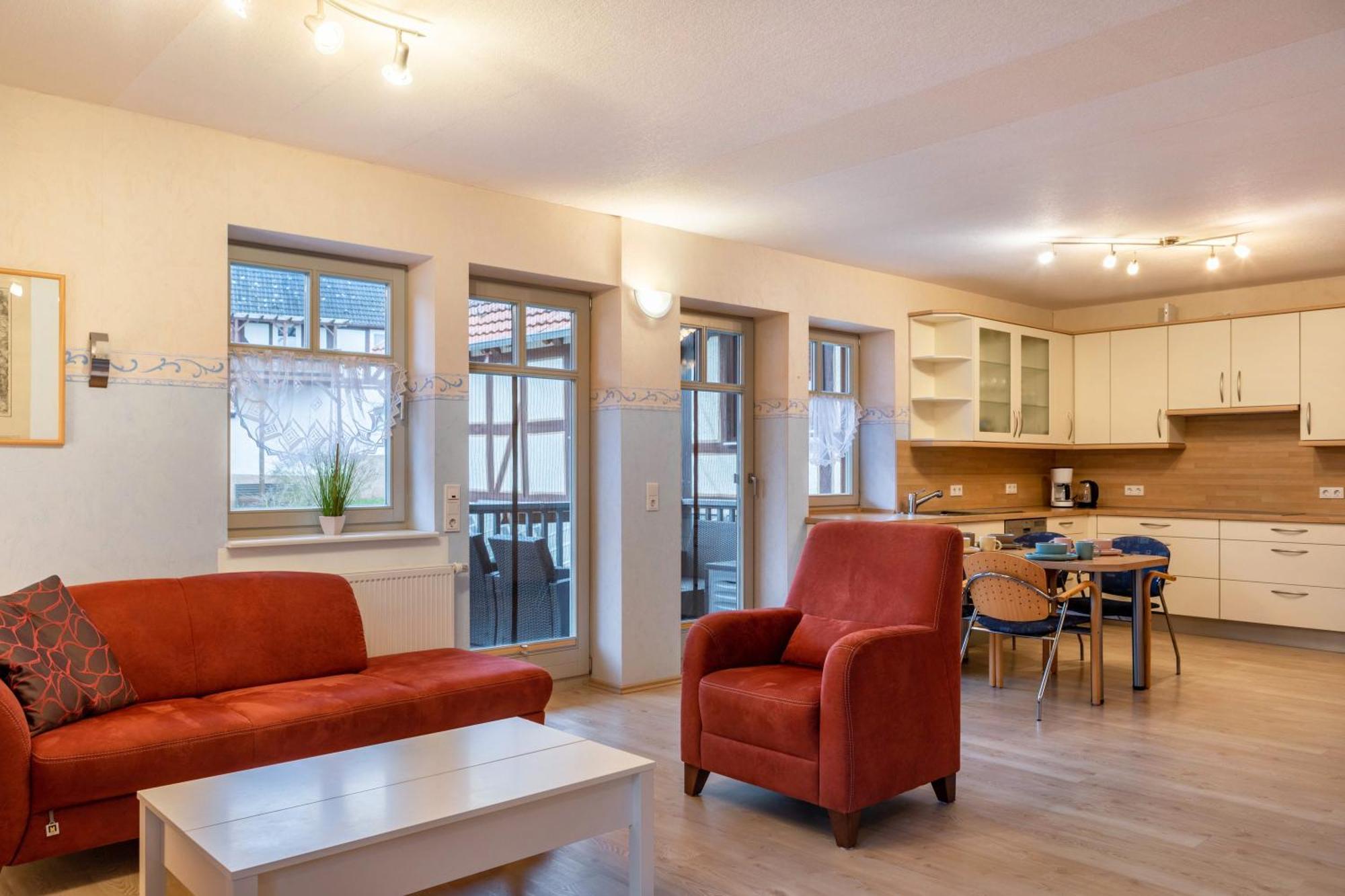 Ferienwohnung 1 Hof Schaefer Waldeck  Buitenkant foto
